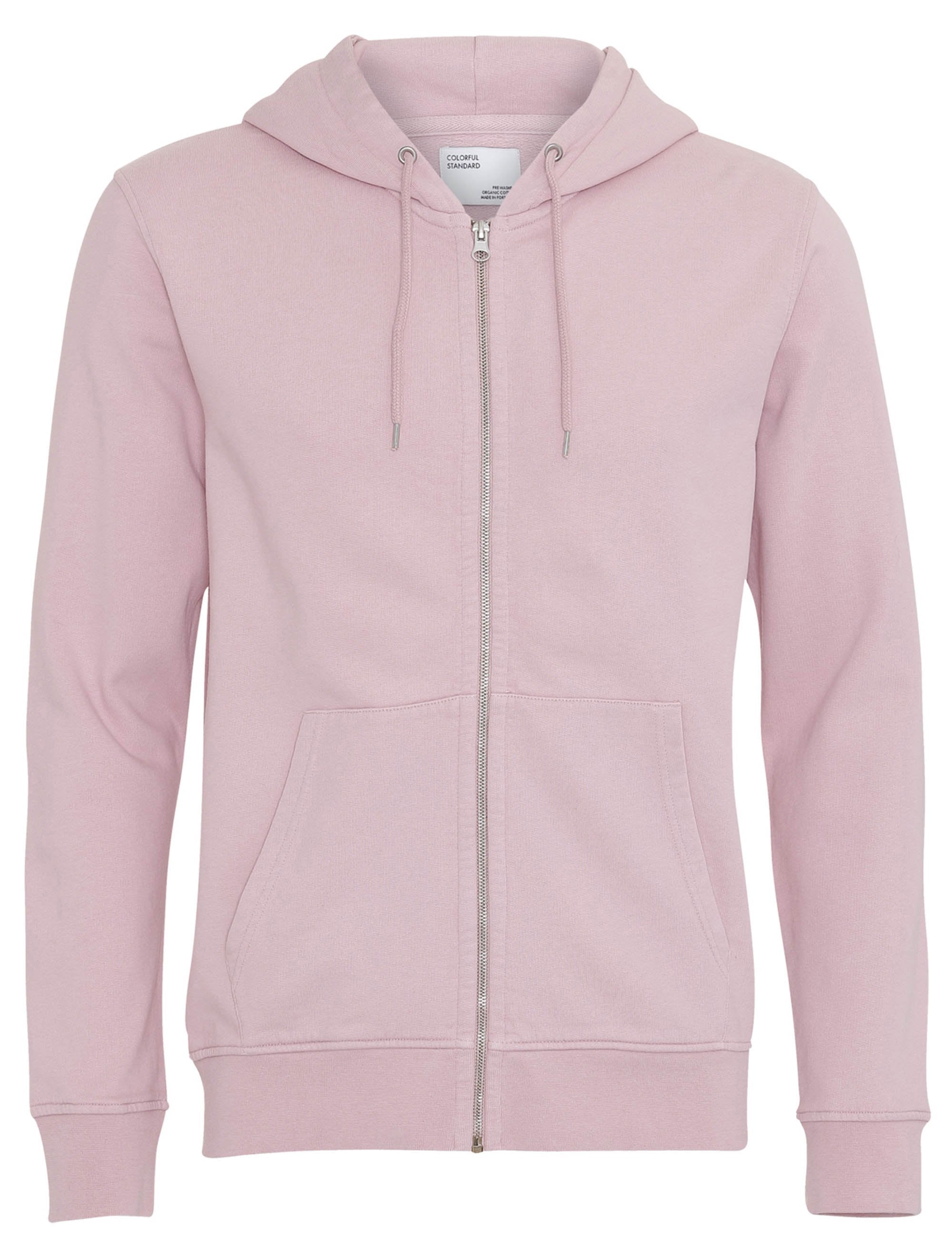 Organic Hooded Jacket - Faded Pink