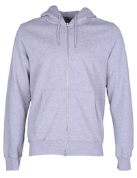 Organic Hooded Jacket - Grey Heather