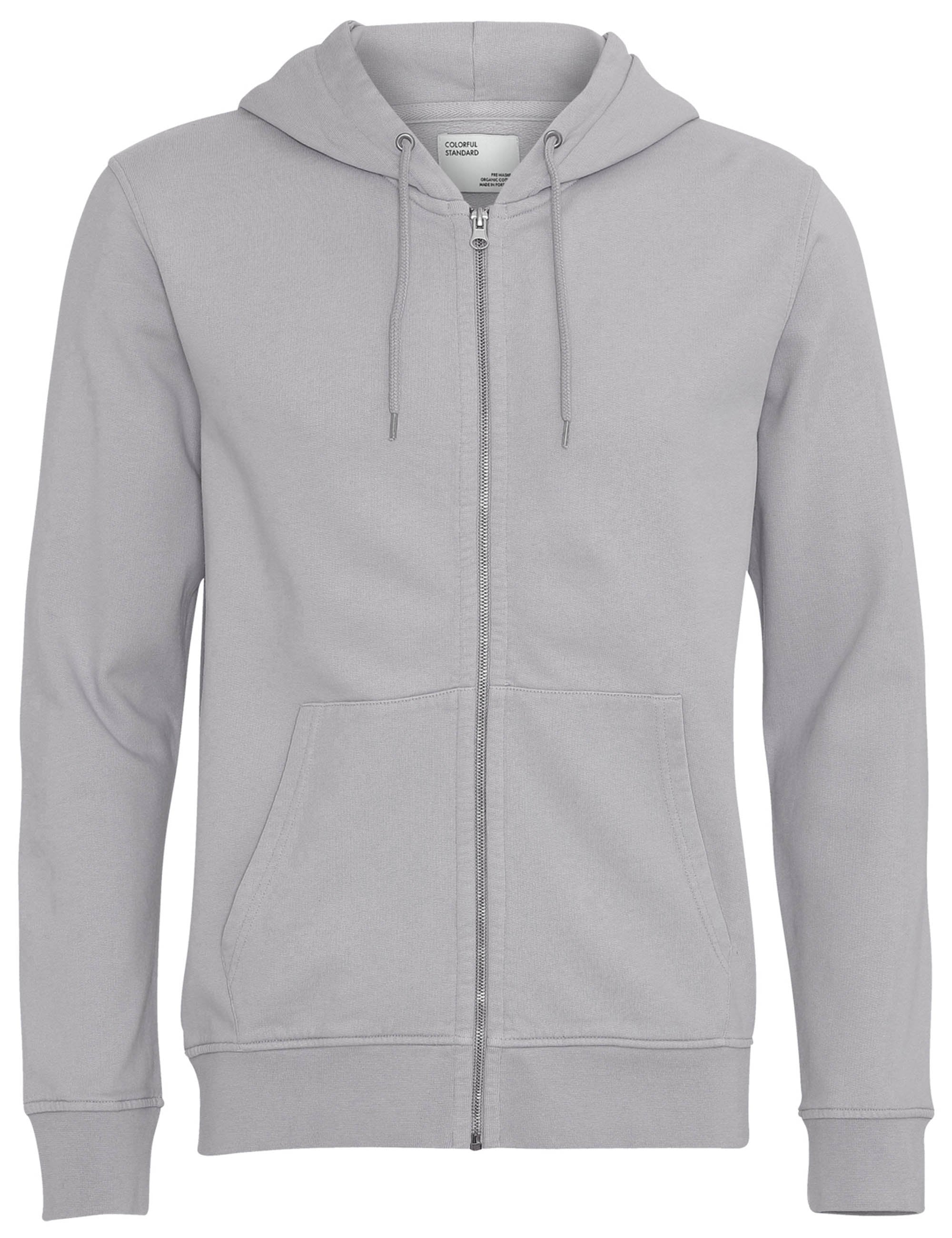 Organic Hooded Jacket - Limestone Grey
