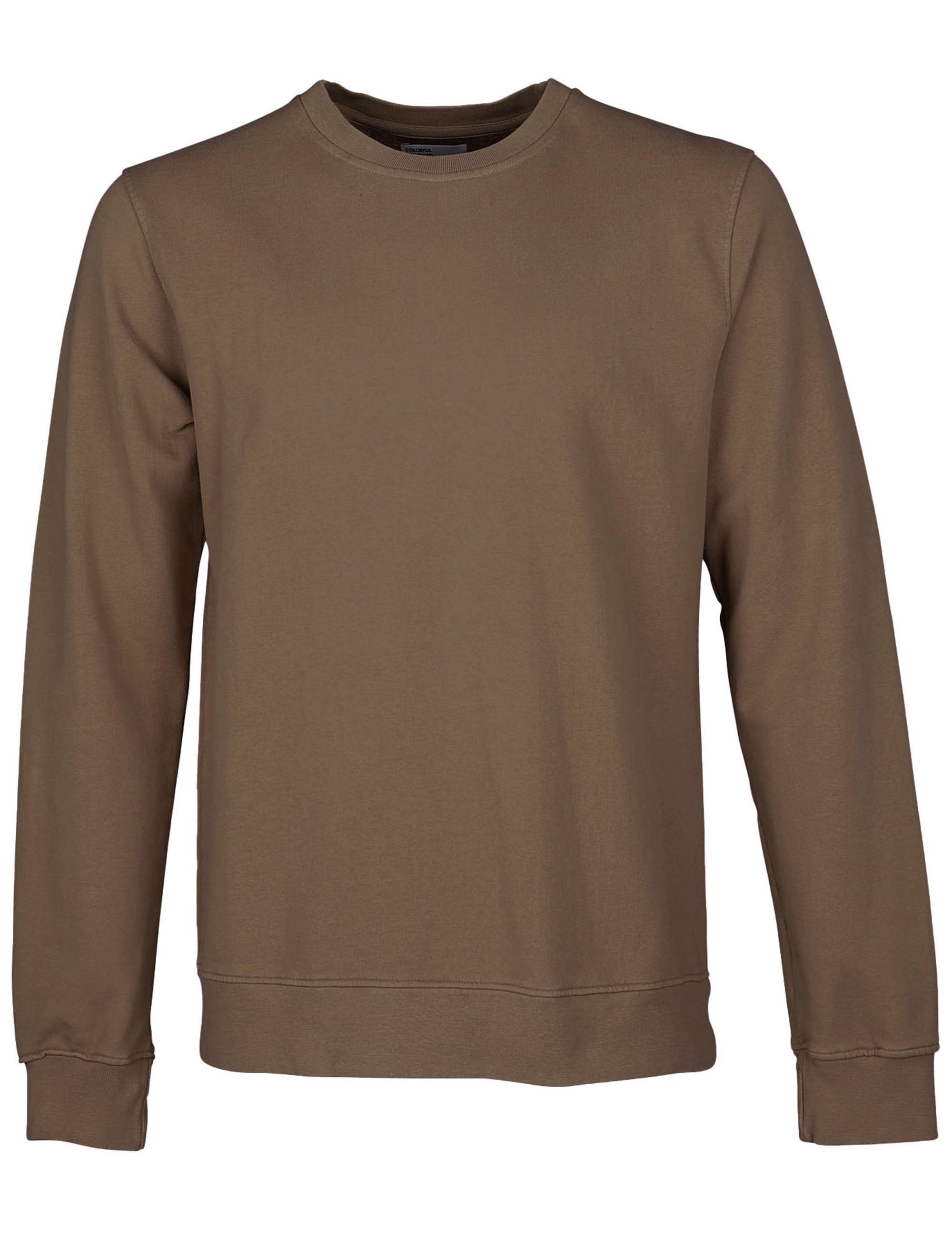 Organic Crew Sweat - Cedar Brown