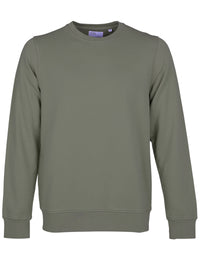 Organic Crew Sweat - Dusty Olive