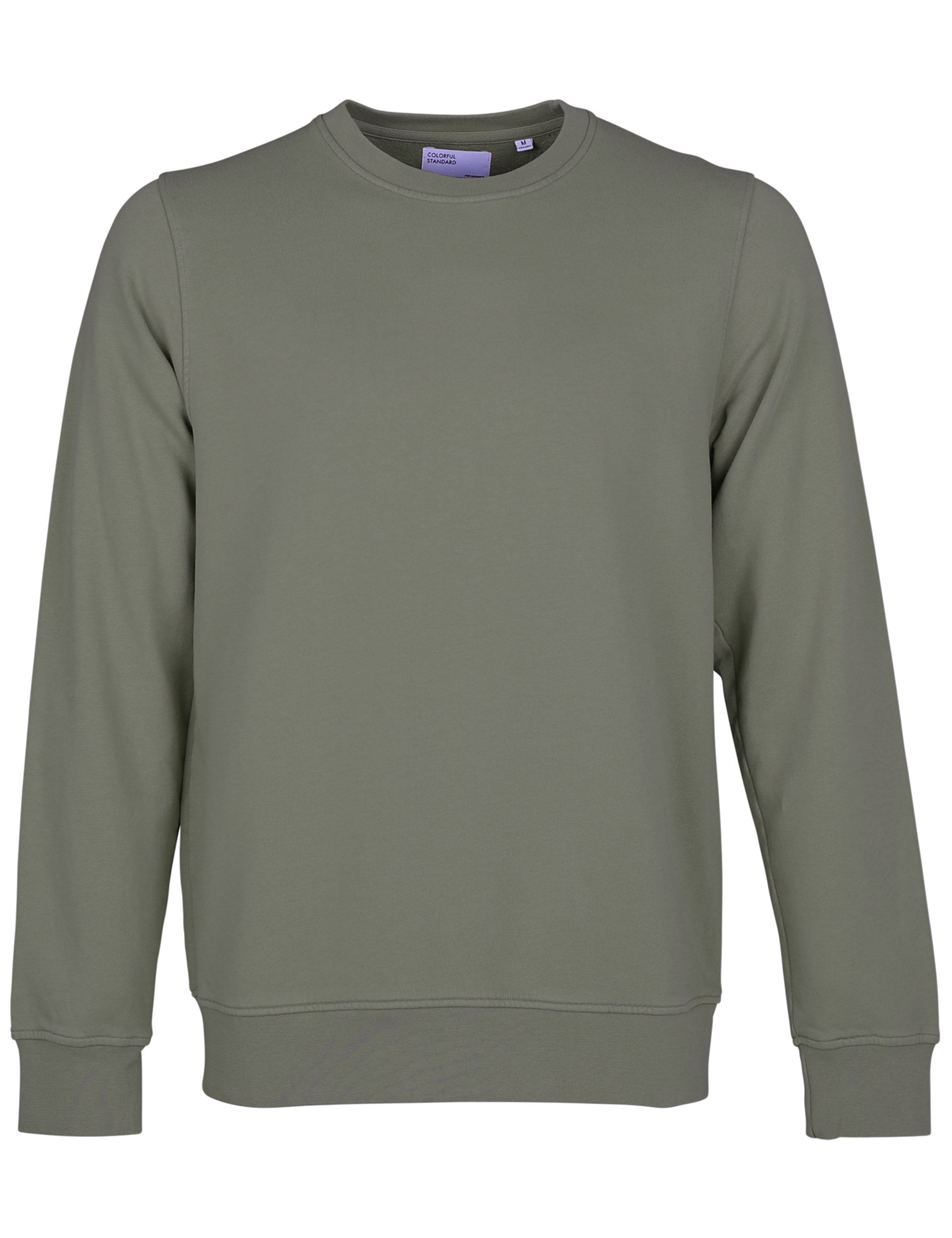 Organic Crew Sweat - Dusty Olive