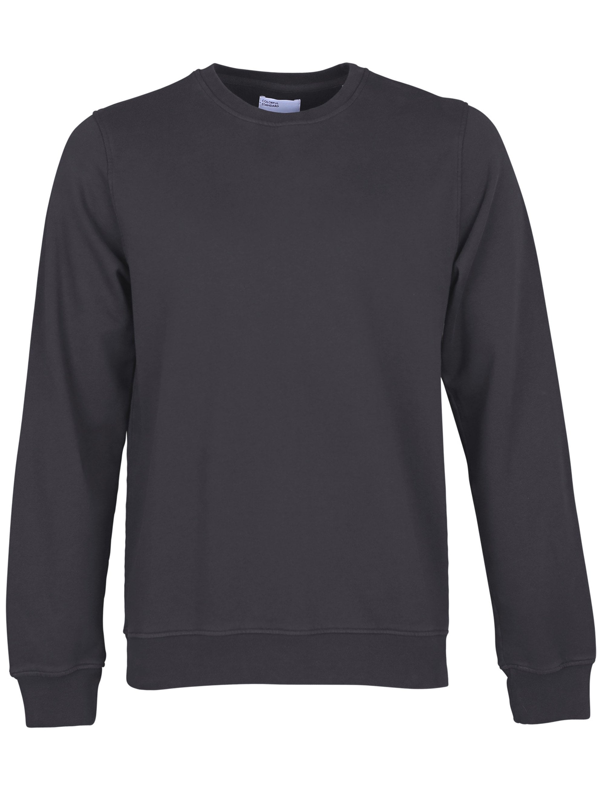 Organic Crew Sweat - Lava Grey