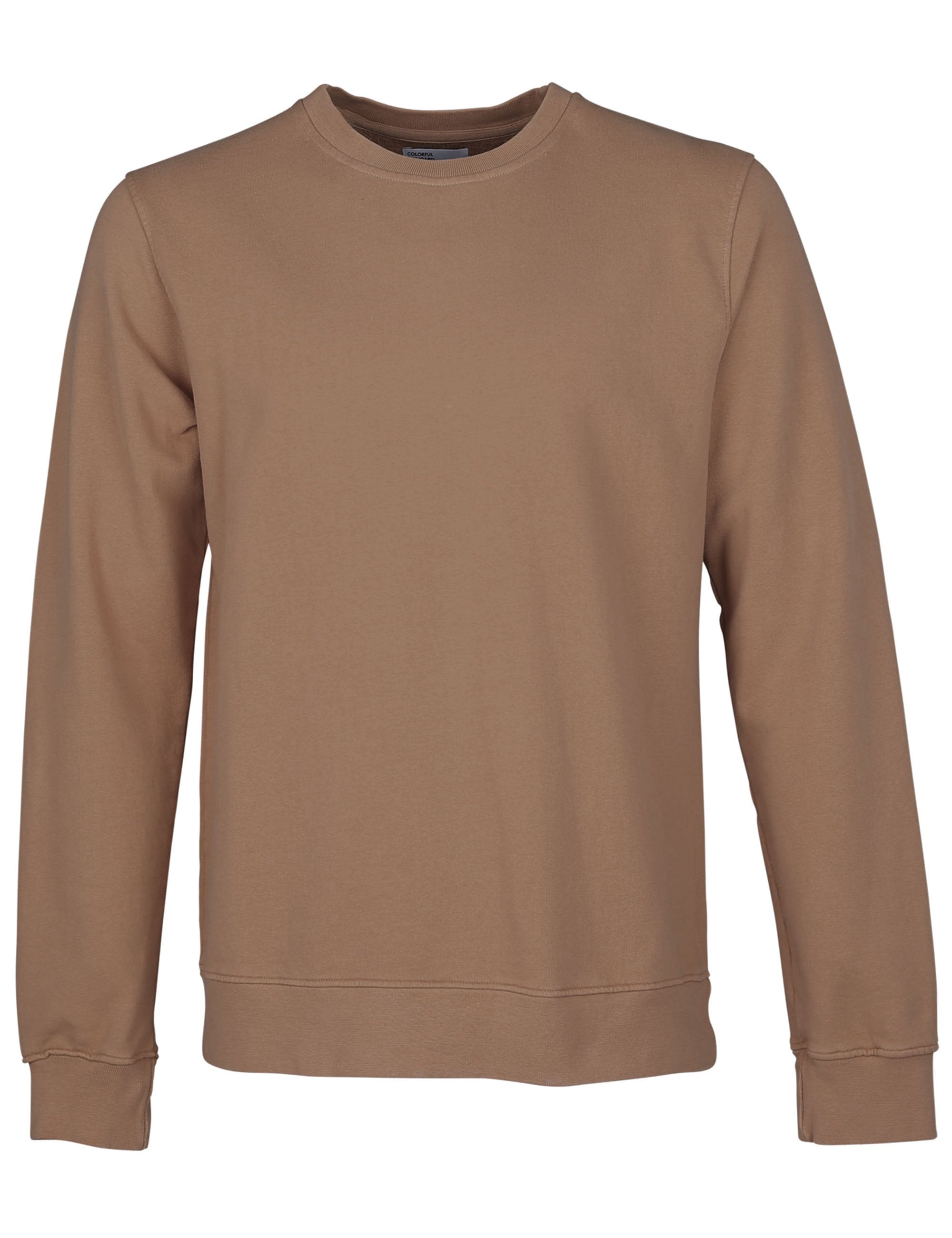 Organic Crew Sweat - Sahara Camel