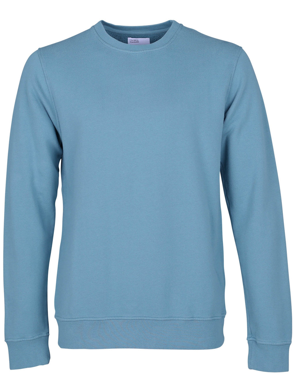 Organic Crew Sweat - Stone Blue