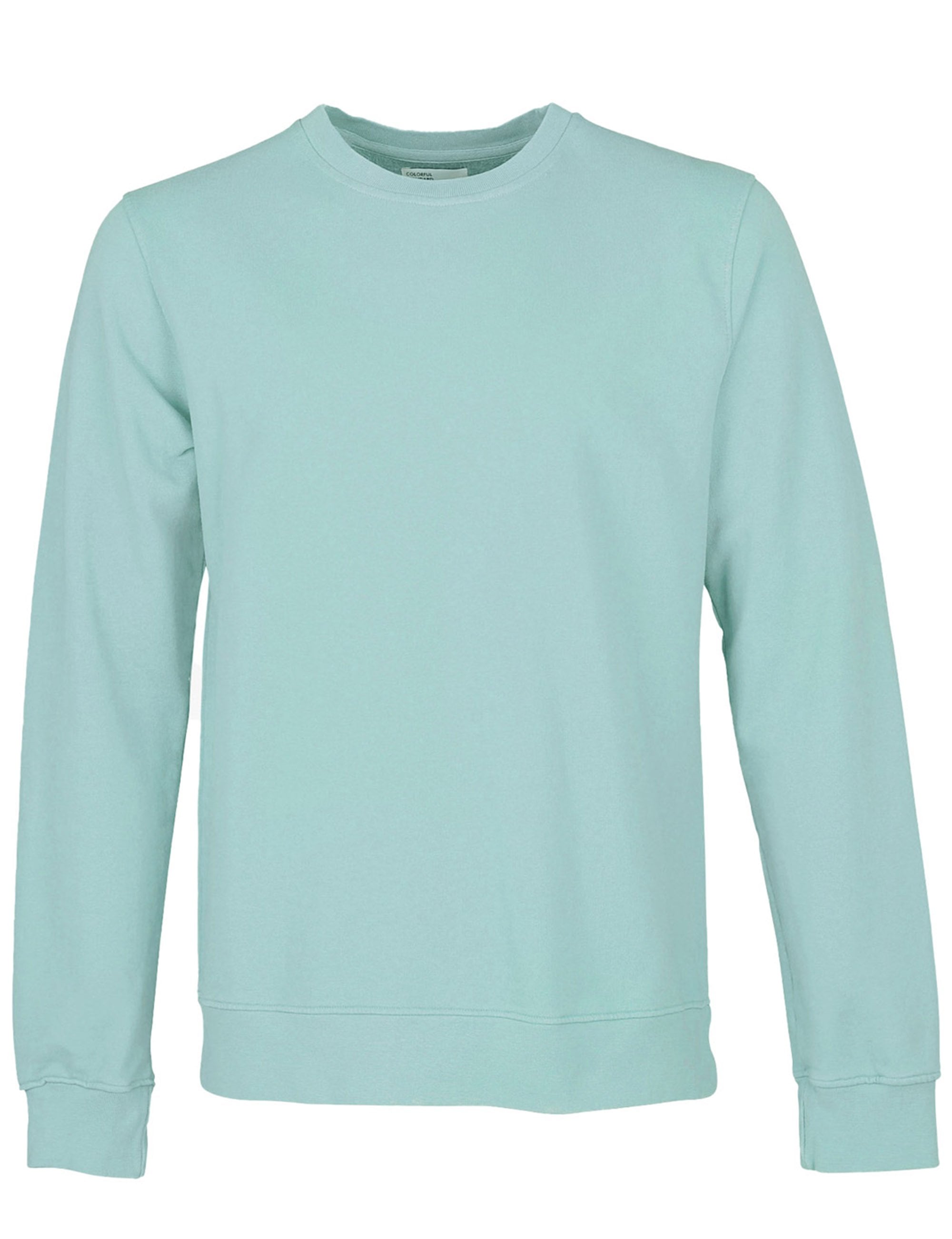 Organic Crew Sweat - Teal Blue