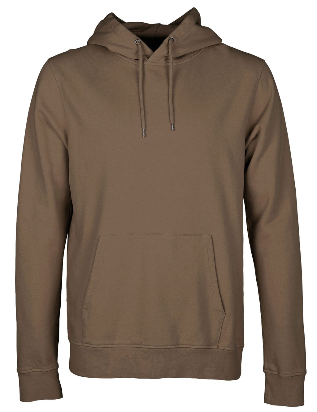 Organic Hooded Sweat - Cedar Brown