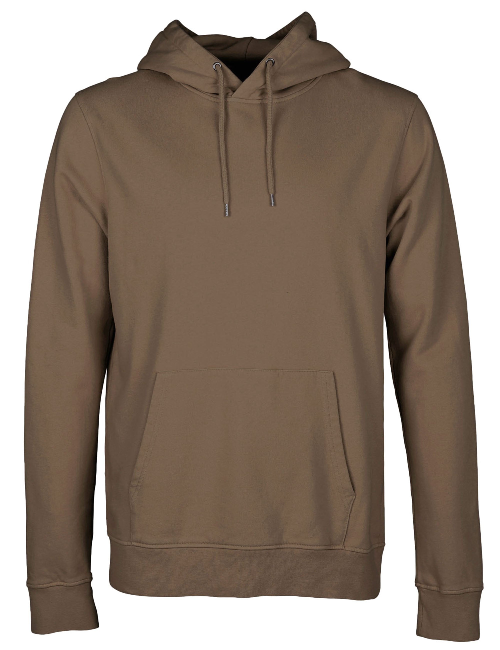 Organic Hooded Sweat - Cedar Brown