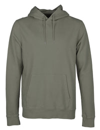 Organic Hooded Sweat - Dusty Olive