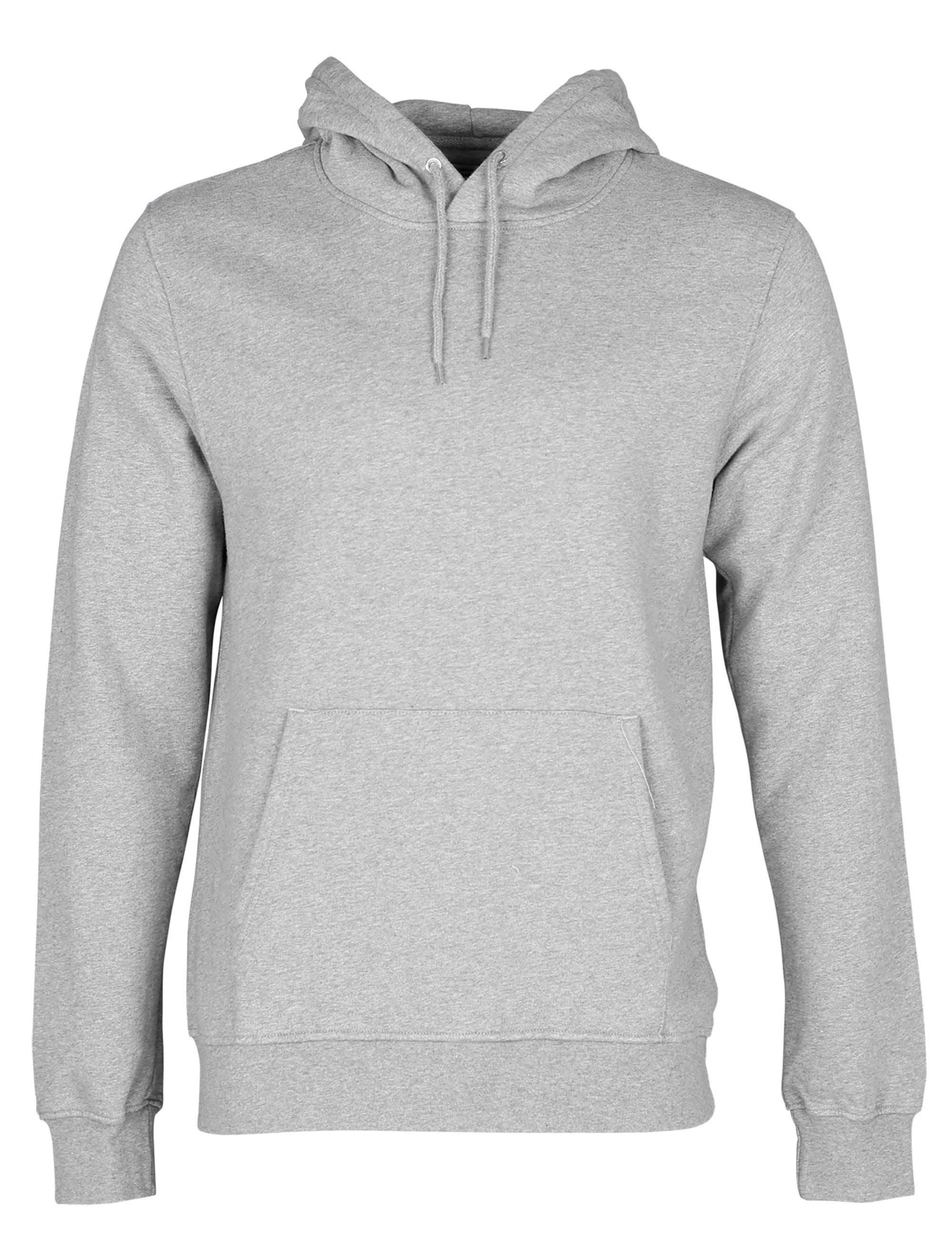 Organic Hooded Sweat - Grey Heather