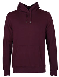 Organic Hooded Sweat - Oxblood Red