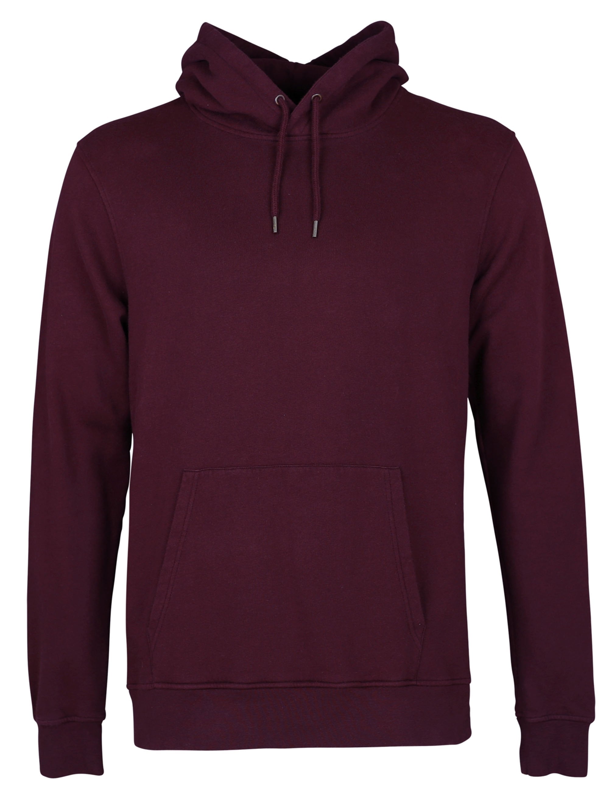 Organic Hooded Sweat - Oxblood Red