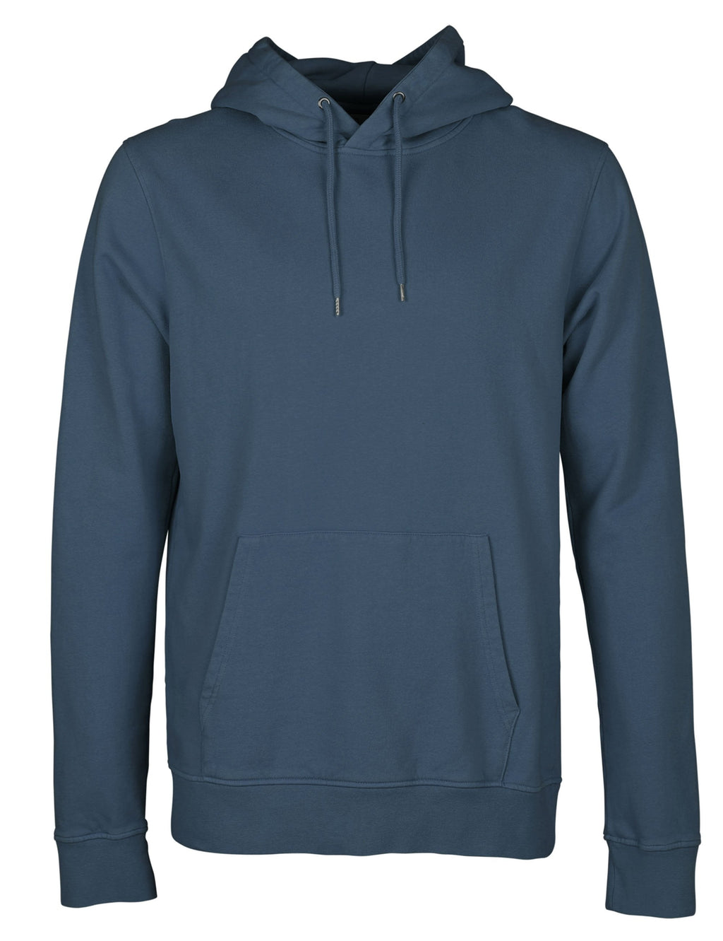 Organic Hooded Sweat - Petrol Blue
