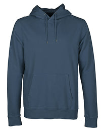 Organic Hooded Sweat - Petrol Blue