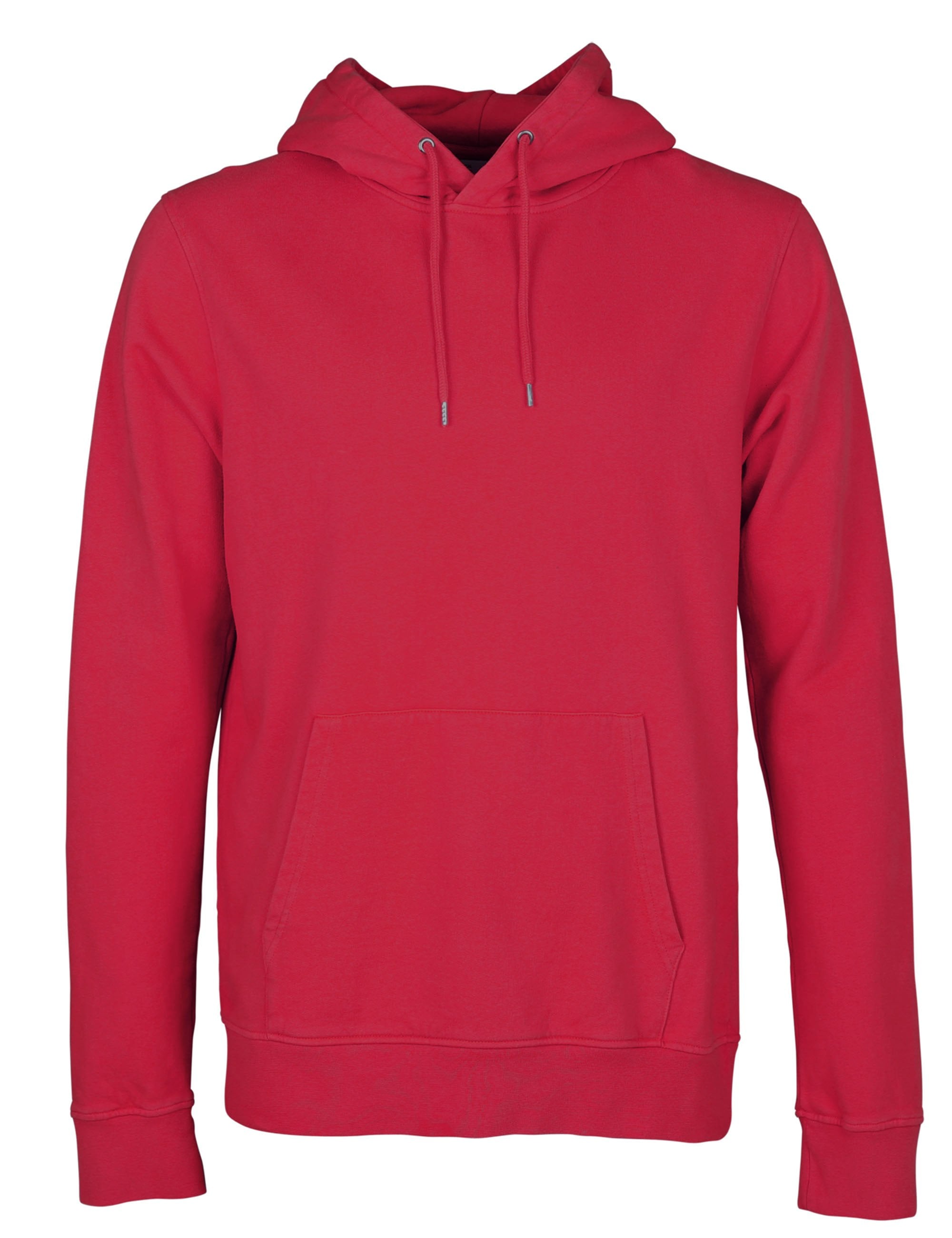 Organic Hooded Sweat - Scarlet Red