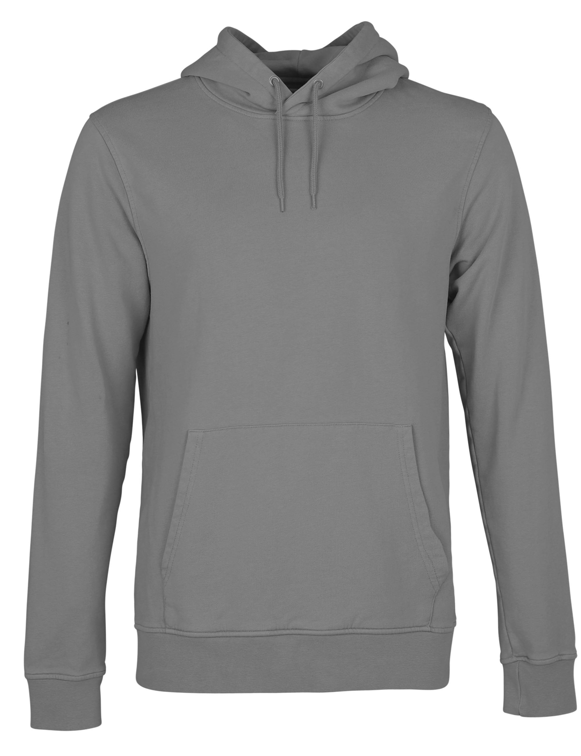 Organic Hooded Sweat - Storm Grey