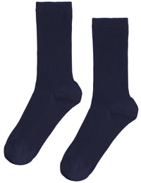 Women's Classic Organic Socks - Navy Blue