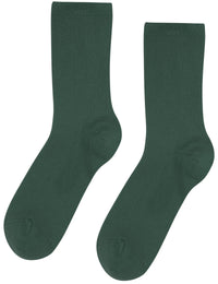 Women's Classic Organic Socks - Emerald Green