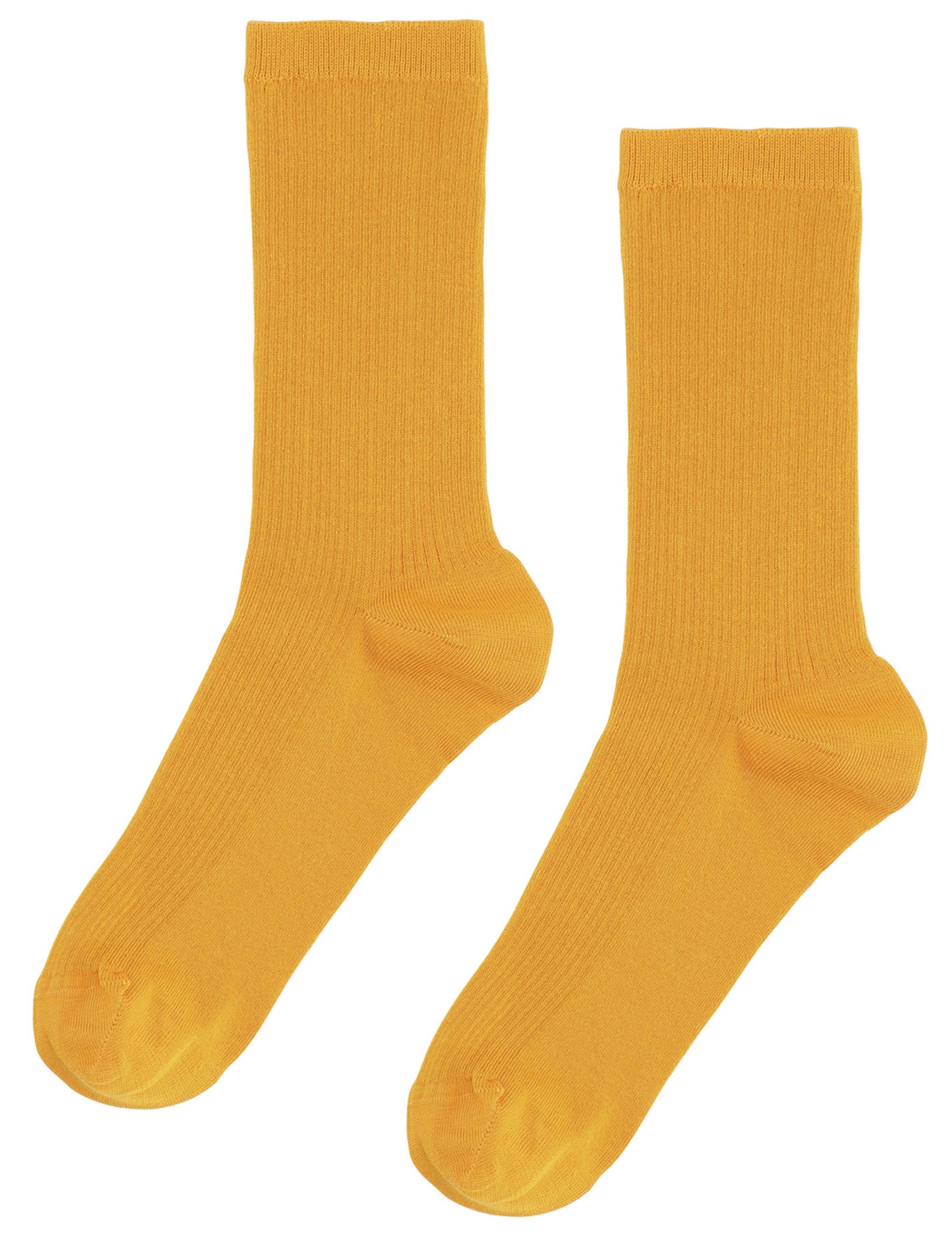 Women's Classic Organic Socks - Burned Yellow