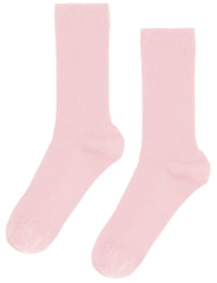 Women's Classic Organic Socks - Faded Pink