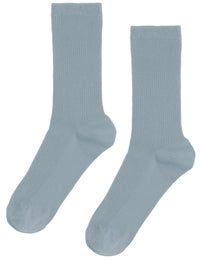 Women's Classic Organic Socks - Steel Blue