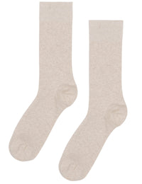 Classic Organic Socks - Ivory White