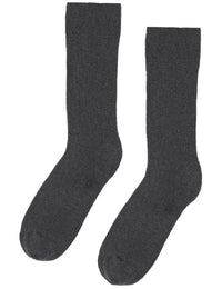 Classic Organic Socks - Lava Grey