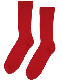 Classic Organic Socks - Scarlet Red