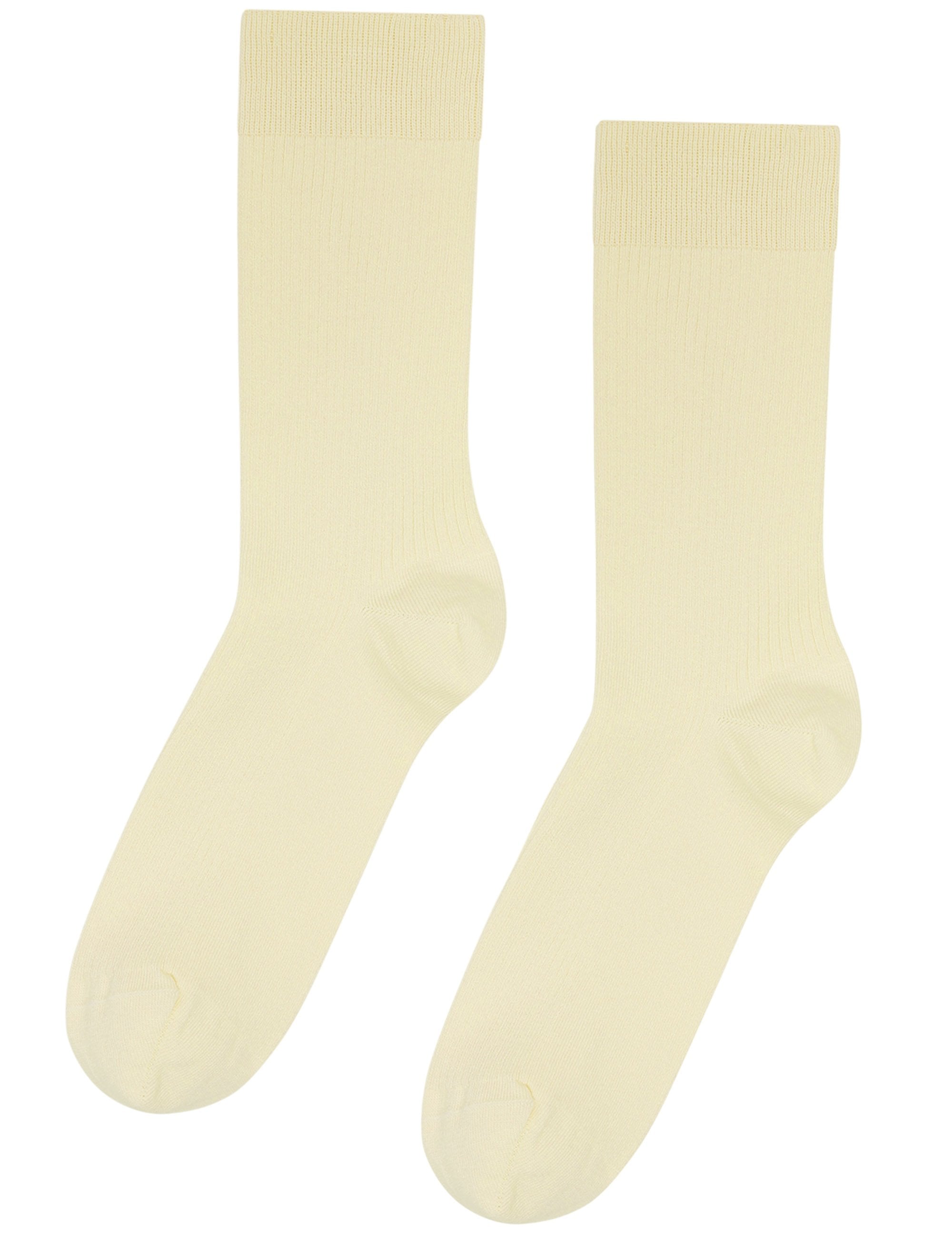 Classic Organic Socks - Soft Yellow