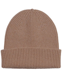 Merino Wool Beanie Hat - Sahara Camel