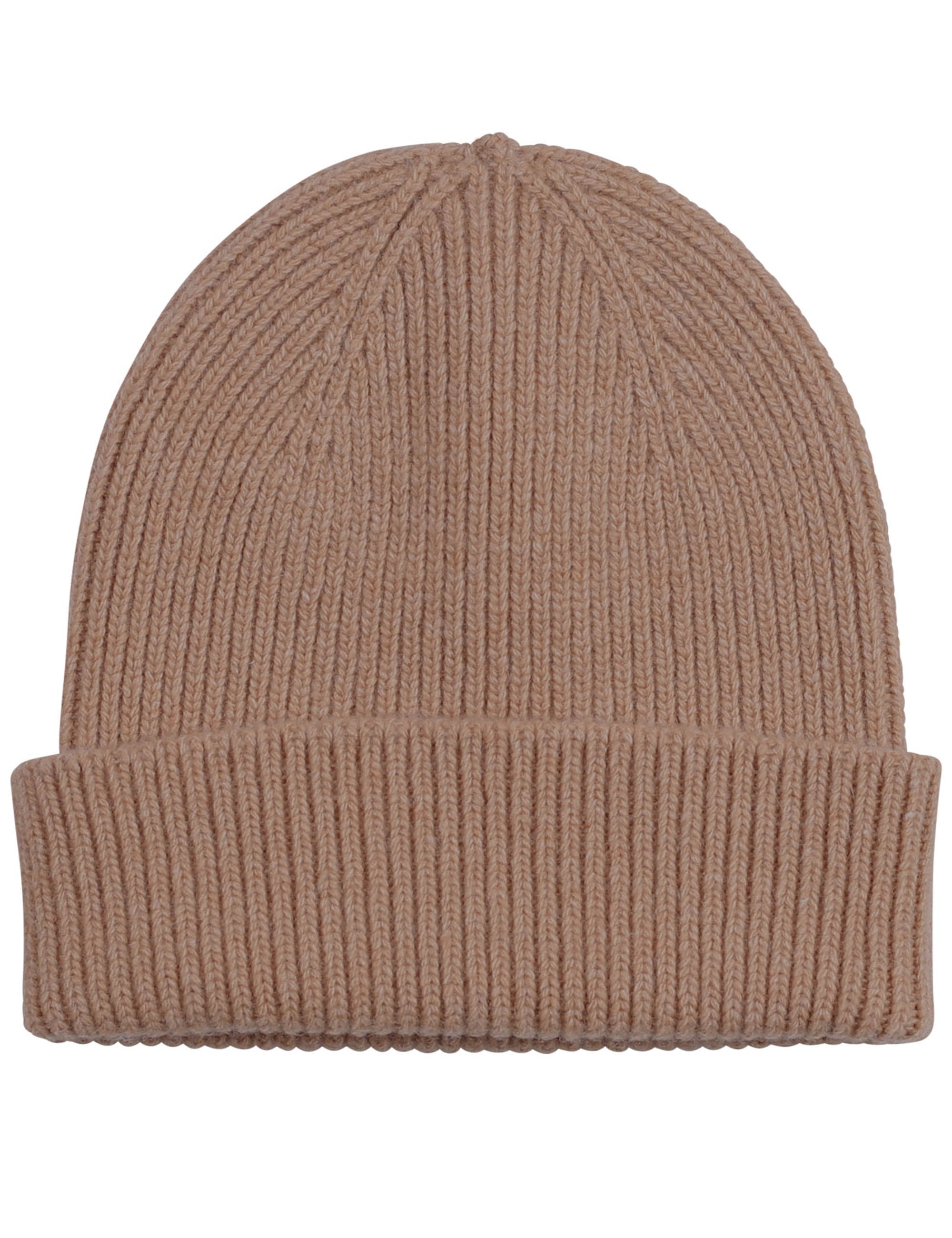 Merino Wool Beanie Hat - Sahara Camel