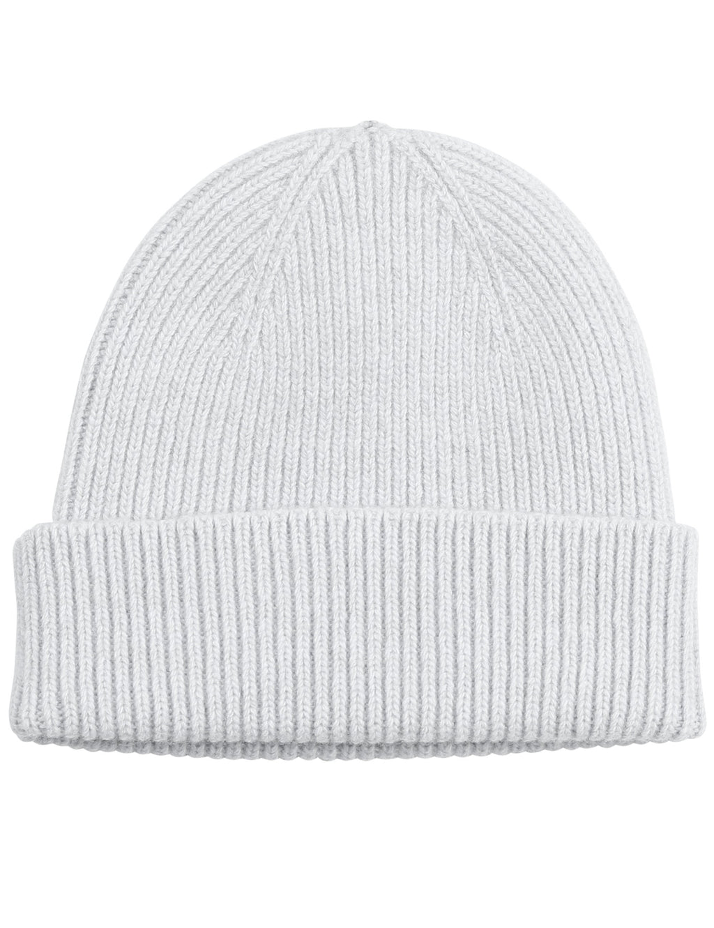 Merino Wool Beanie Hat - Limestone Grey