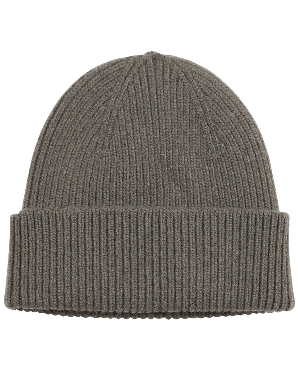 Merino Wool Beanie Hat - Dusty Olive