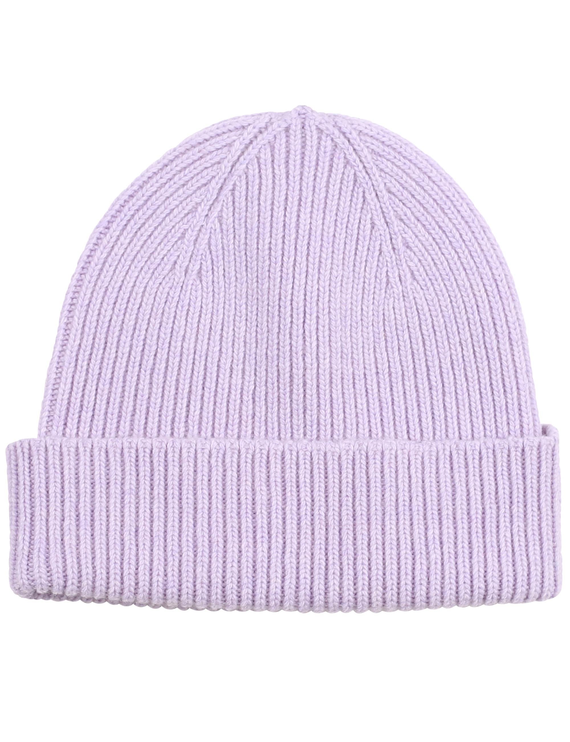 Merino Wool Beanie Hat - Soft Lavender