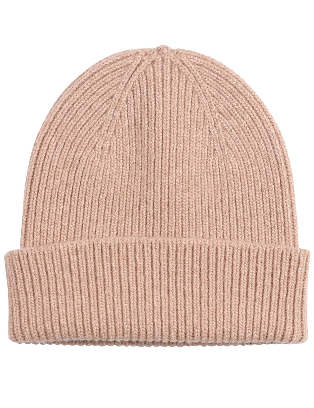 Merino Wool Beanie Hat - Desert Khaki