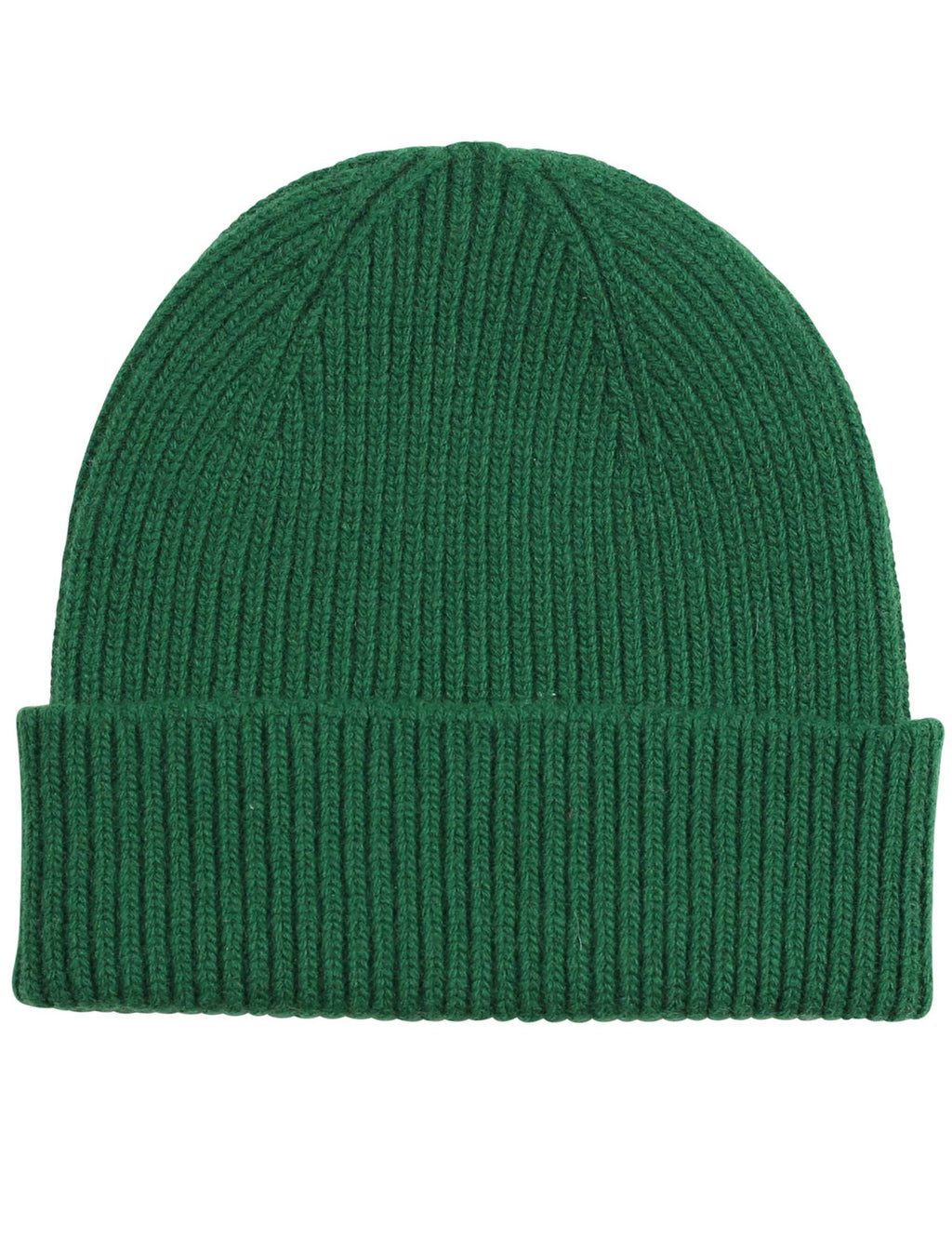 Merino Wool Beanie Hat - Kelly Green