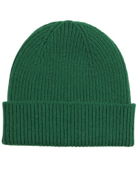 Merino Wool Beanie Hat - Kelly Green
