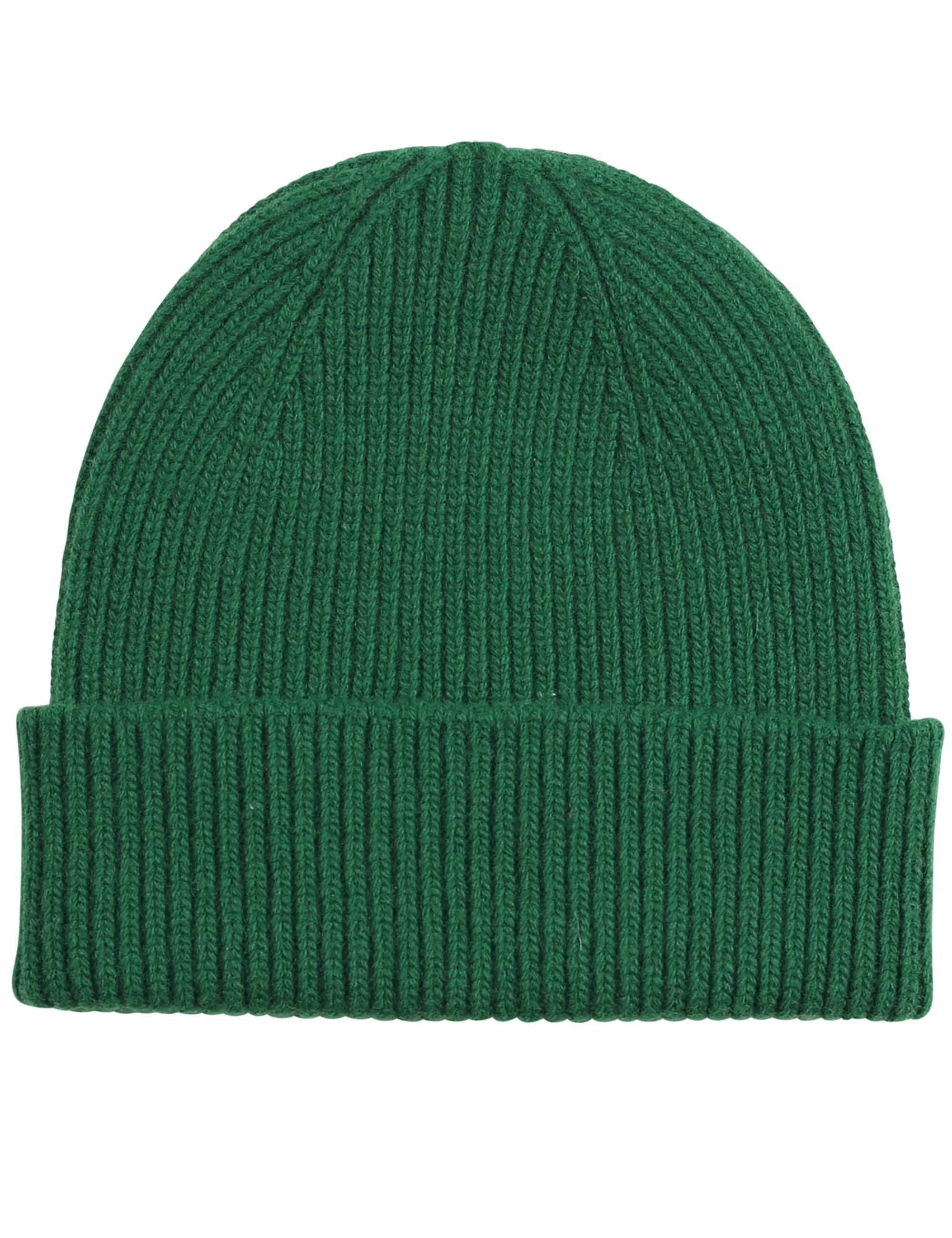 Merino Wool Beanie Hat - Kelly Green