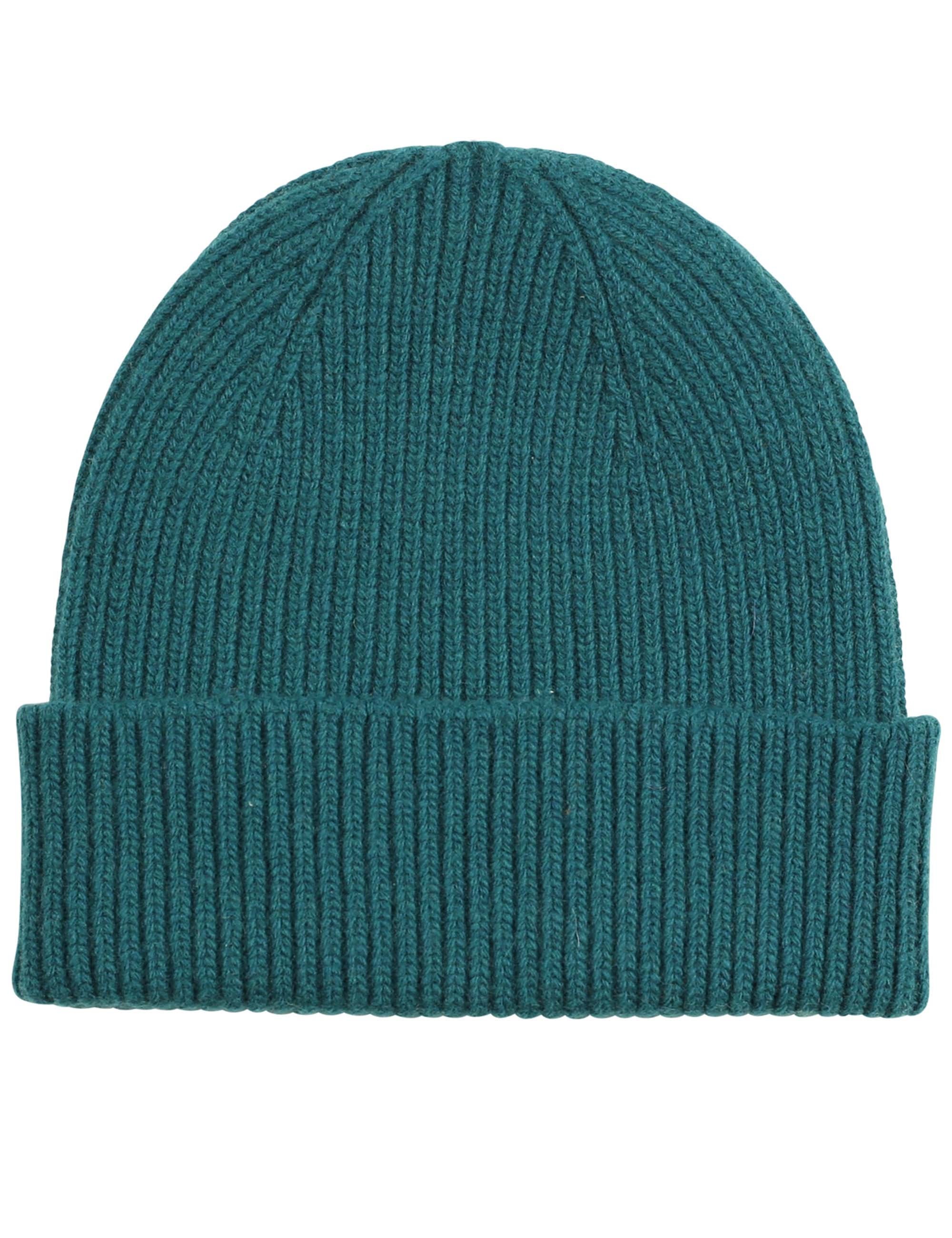 Merino Wool Beanie Hat - Ocean Green