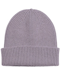 Merino Wool Beanie Hat - Purple Haze