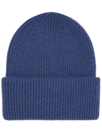 Merino Wool Chunky Beanie Hat - Royal Blue