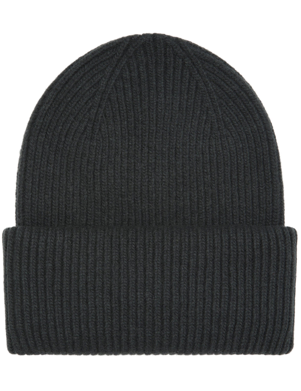 Merino Wool Chunky Beanie Hat - Hunter Green