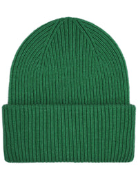 Merino Wool Chunky Beanie Hat - Kelly Green