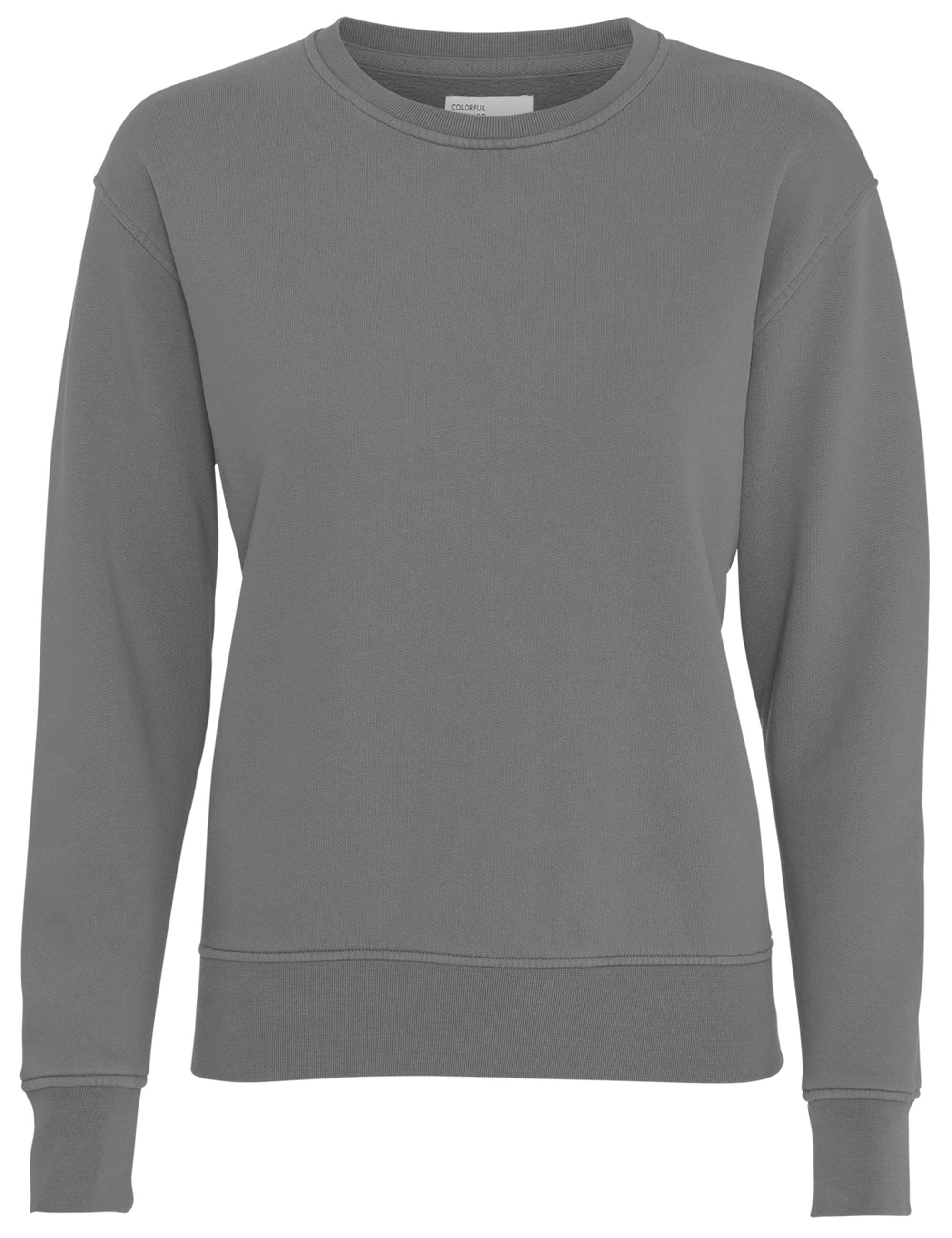Women's Organic Crew Sweat - Storm Grey