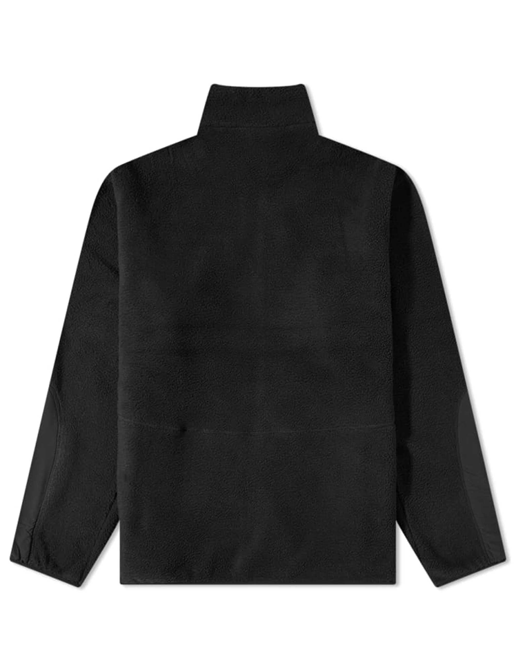 Borg Zip Fleece - Black