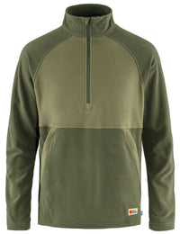 Vardag Lite Half Zip Fleece - Laurel Green-Light Olive