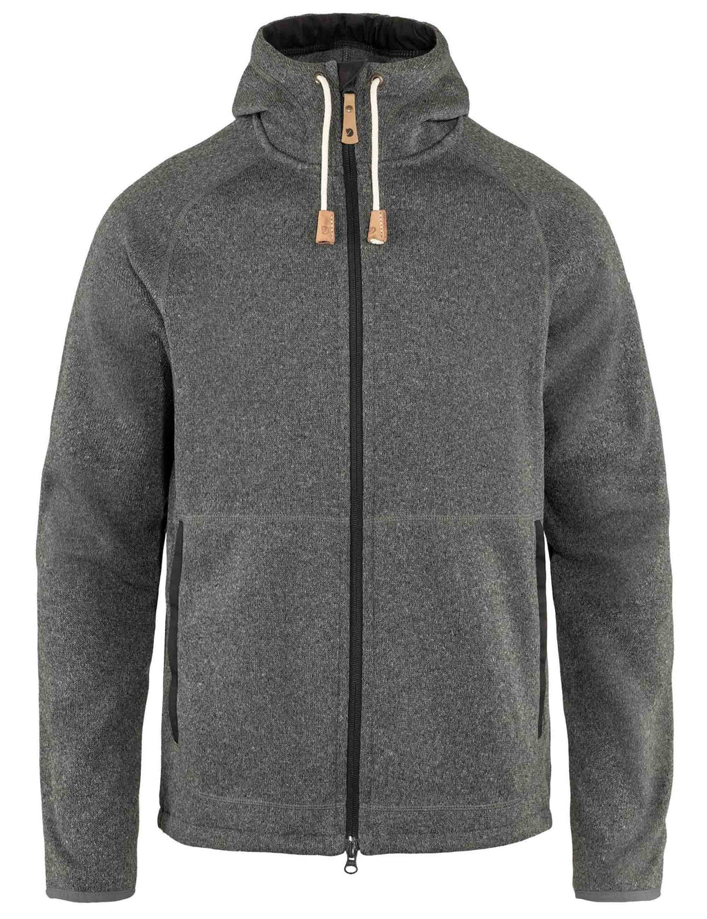 Ovik Fleece Zip Hooded Jacket - Dark Grey