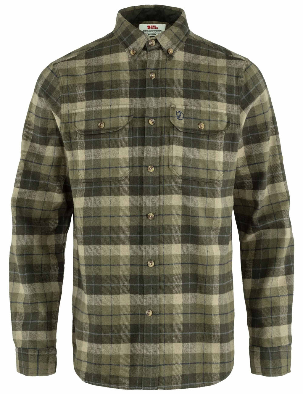 Singi Heavy Flannel Shirt - Green/Deep Forest