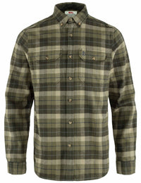 Singi Heavy Flannel Shirt - Green/Deep Forest
