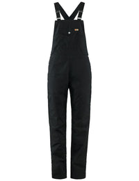 Women's Vardag Dungaree Trousers - Black